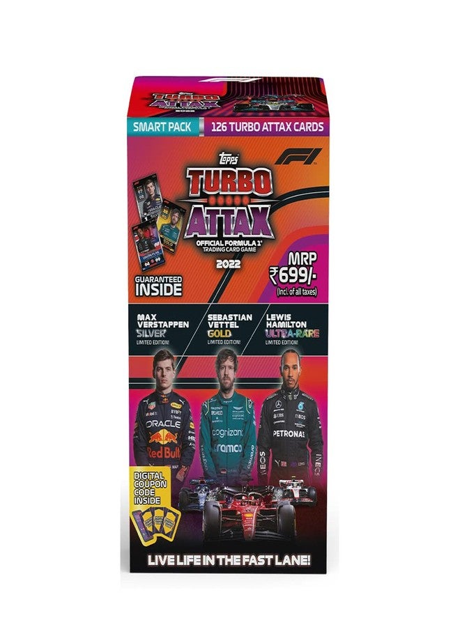 Topps F1 Turbo Attax 2022 - Trading and collectable Card Game (Smart Pack) - Image 1